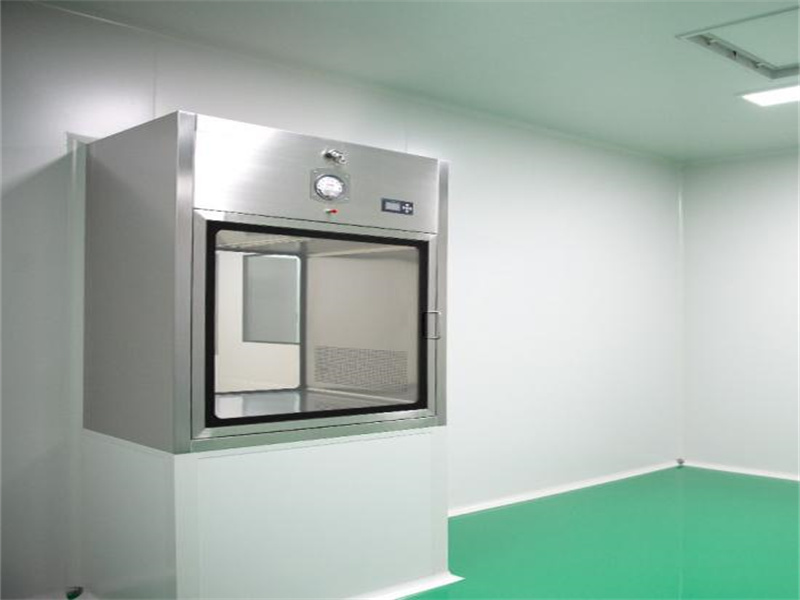उच्च गुणवत्ता वाले स्टेनलेस स्टील पास बॉक्स UV प्रकाश और स्वचालित दरवाजा प्रणाली के साथ।