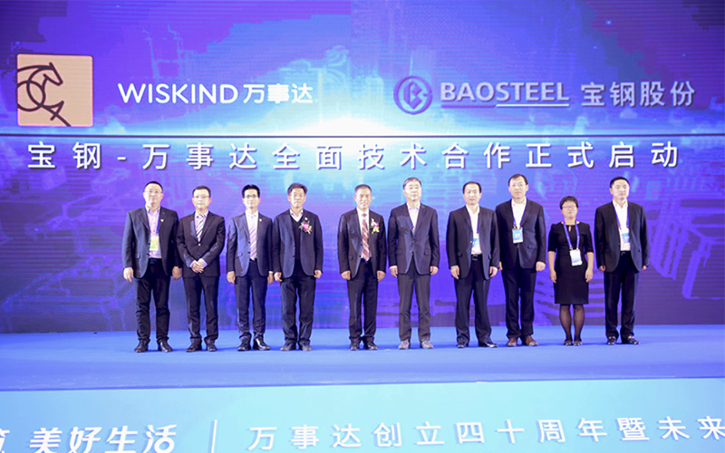 Baosteel-Wiskind व्यापक तकनीकी सहयोग आधिकारिक तौर पर लॉन्च किया!